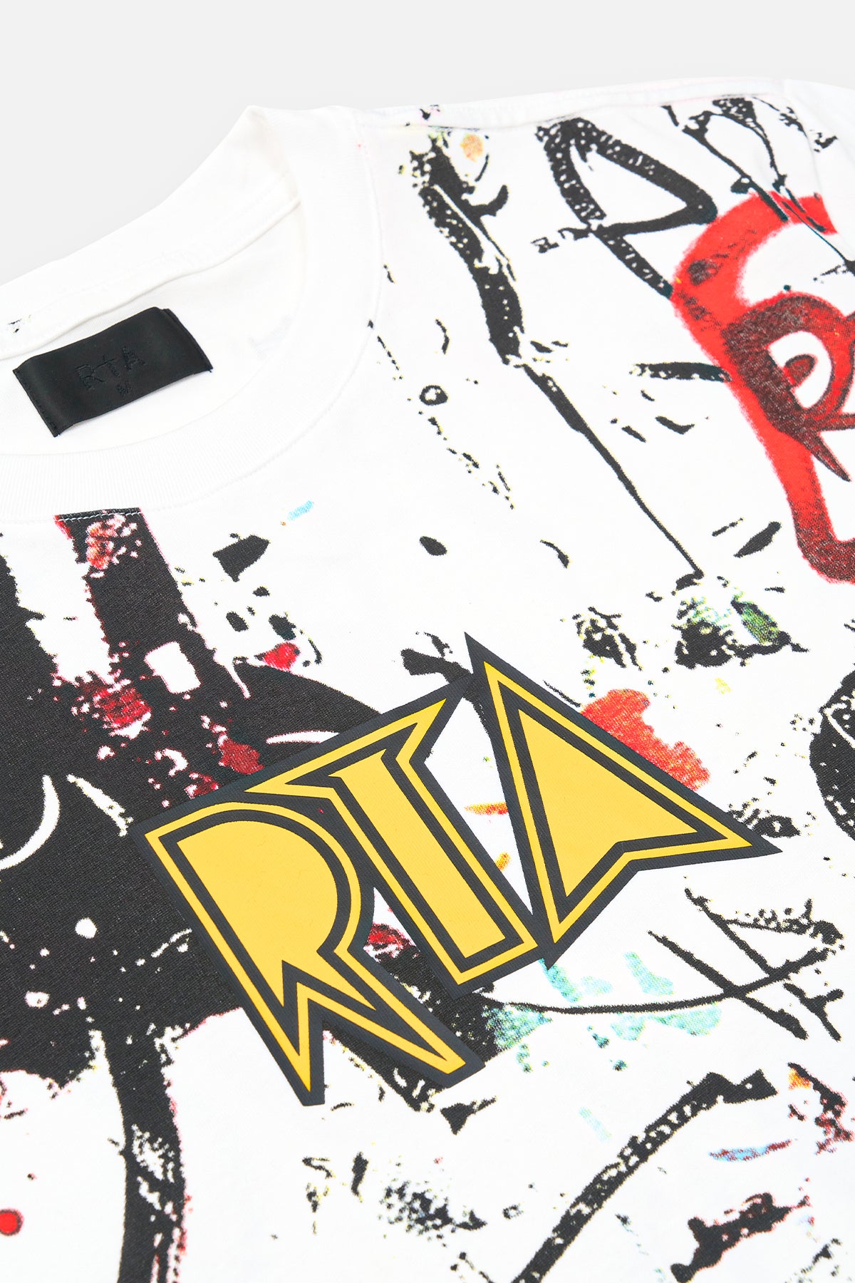 LIAM SHORT SLEEVE TEE | WHITE GRAFFITI