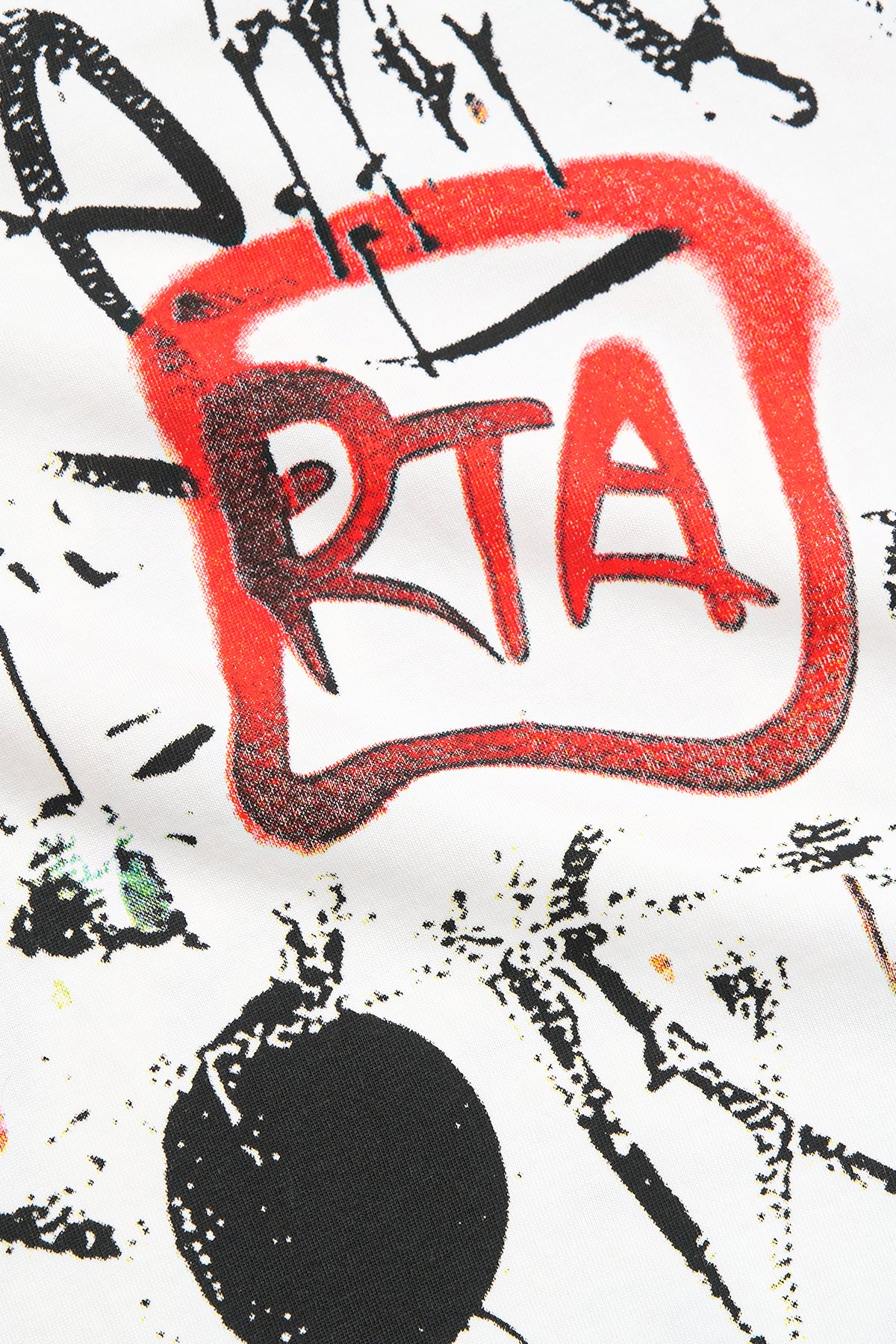 LIAM SHORT SLEEVE TEE | WHITE GRAFFITI