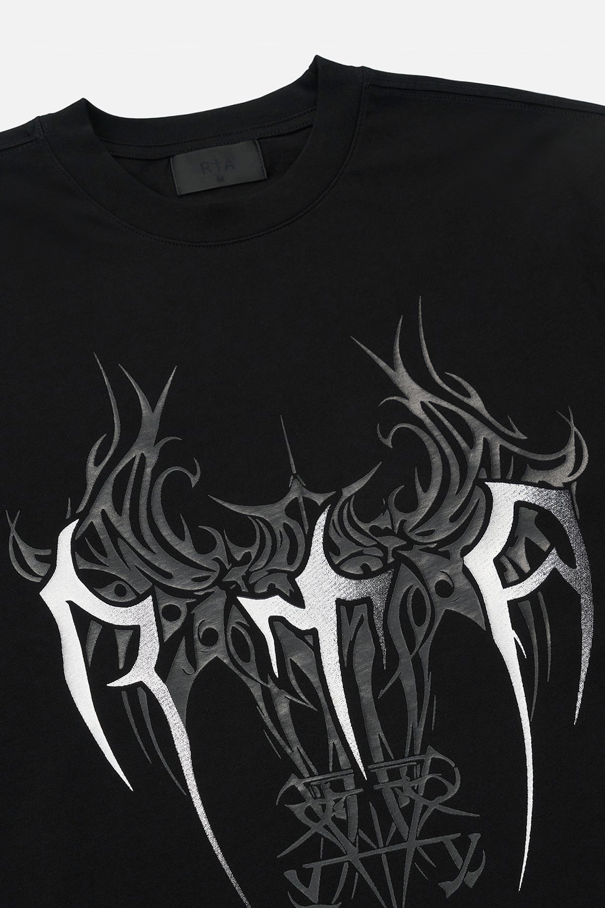 LAWRENCE LONG SLEEVE TEE | BLACK CYBER SIGILISM RTA