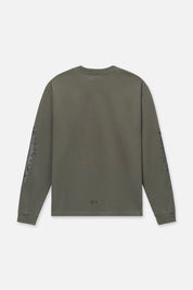 LAWRENCE LONG SLEEVE TEE | OLIVE CYBER SIGILISM RTA