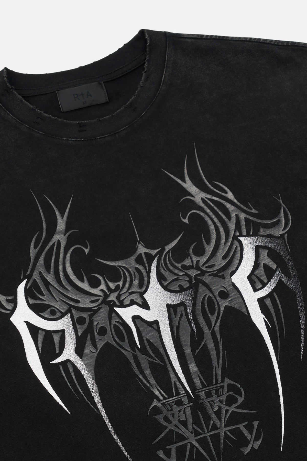 COLIN OVERSIZED SHORT SLEEVE TEE | BLACK CYBER SIGILISM