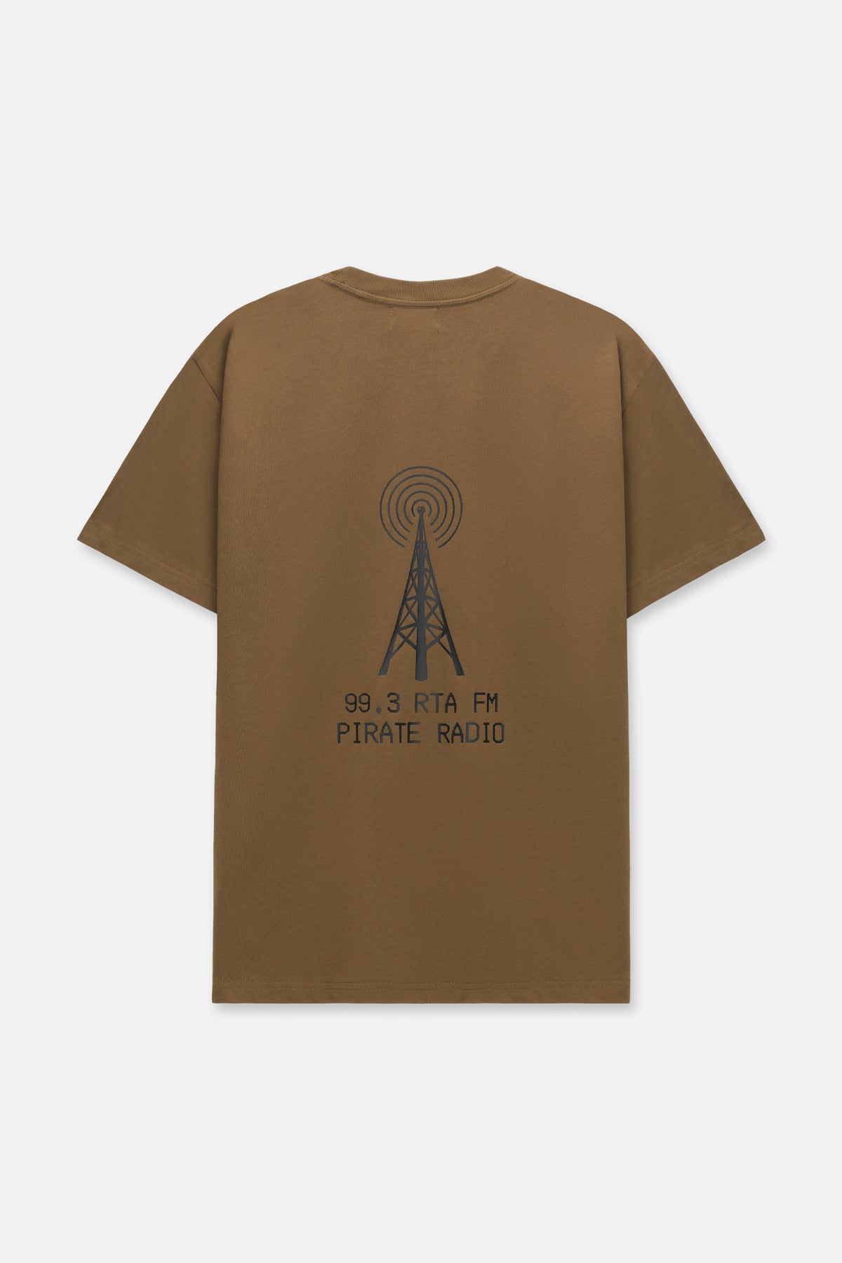 COLIN OVERSIZED SHORT SLEEVE TEE | TEAK PIRATE RADIO