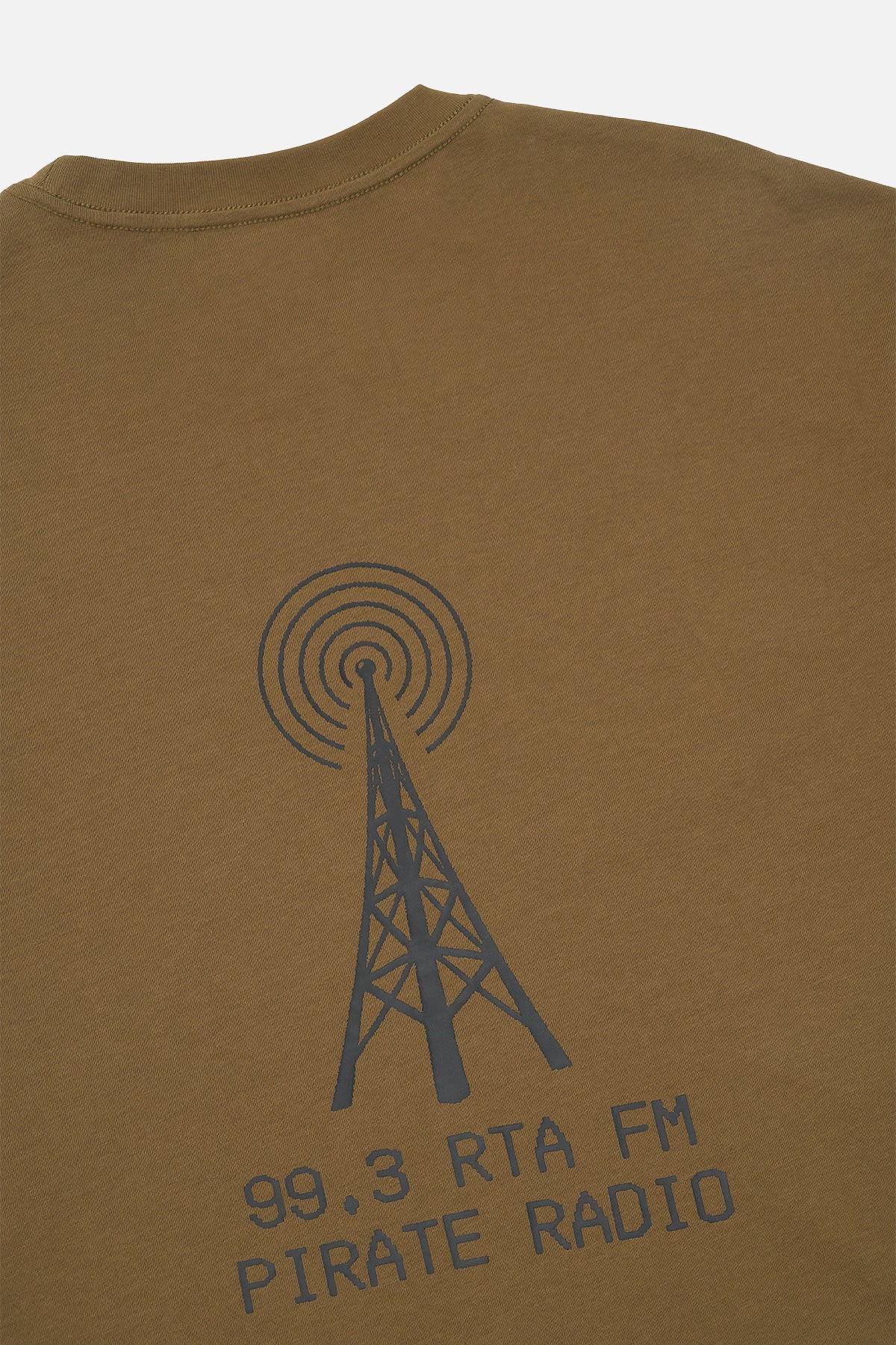 COLIN OVERSIZED SHORT SLEEVE TEE | TEAK PIRATE RADIO