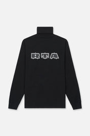 ALEXANDER TOP | BLACK MILITARY PATCH