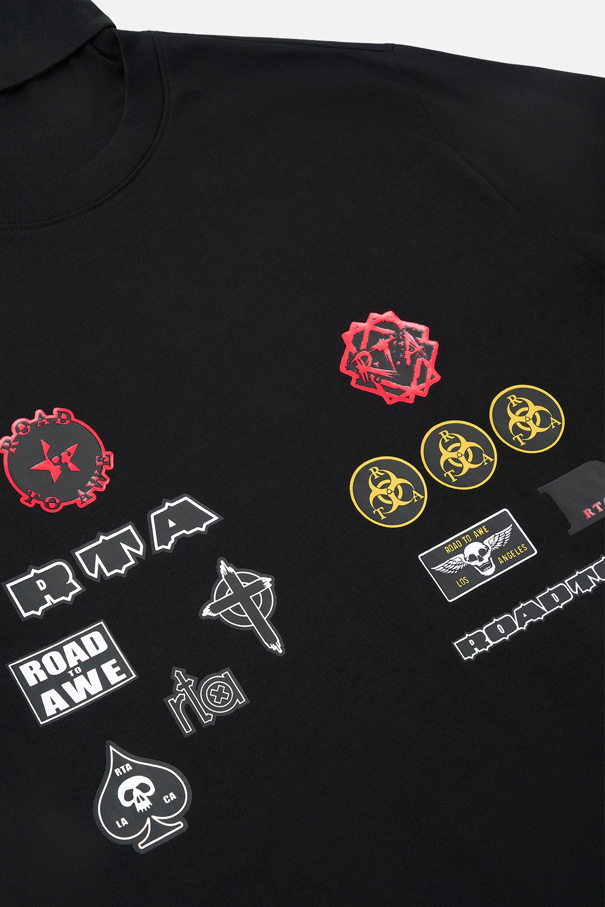 ALEXANDER TOP | BLACK MILITARY PATCH