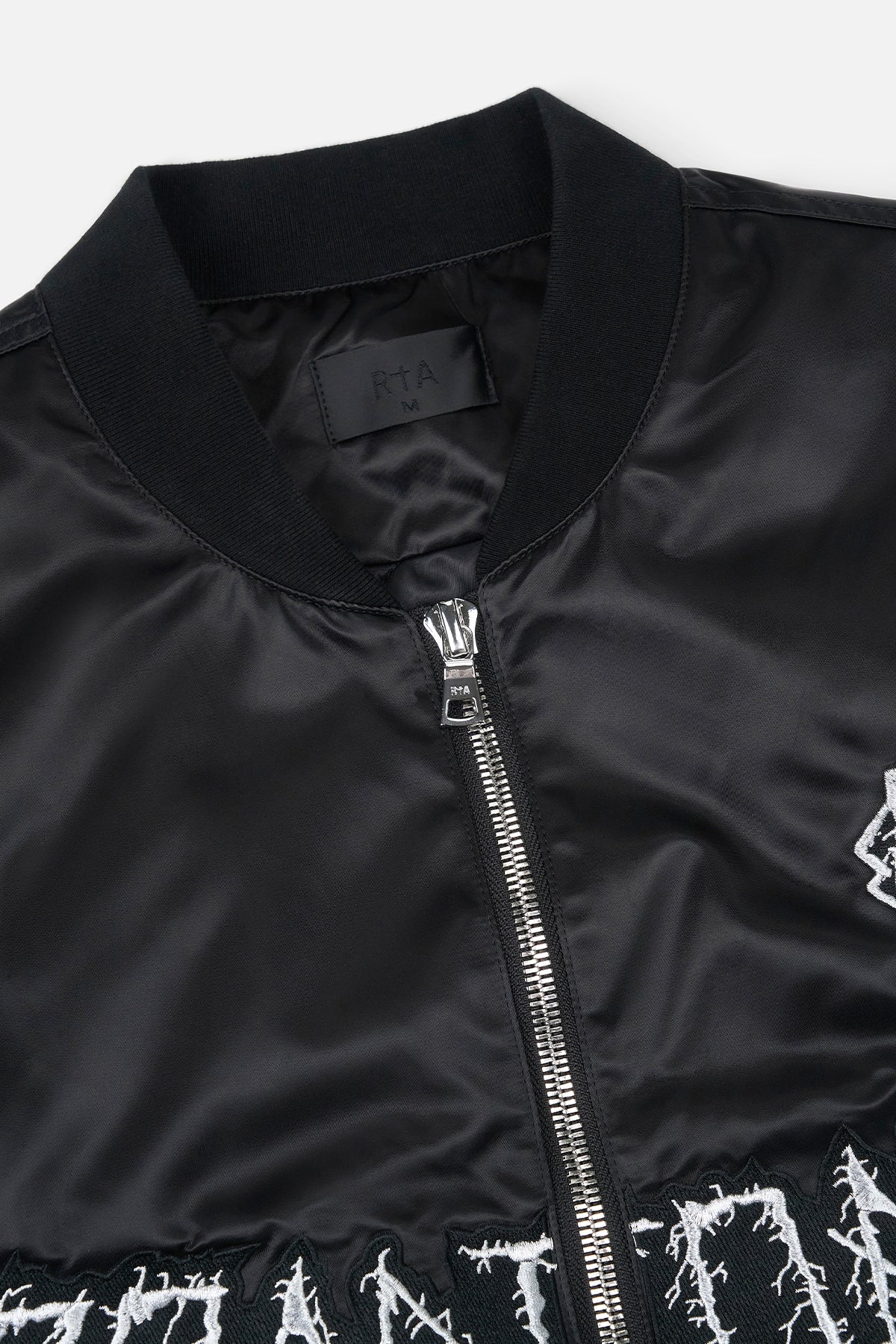 HARVARD JACKET | SHINY BLACK LOST FREQUENCIES