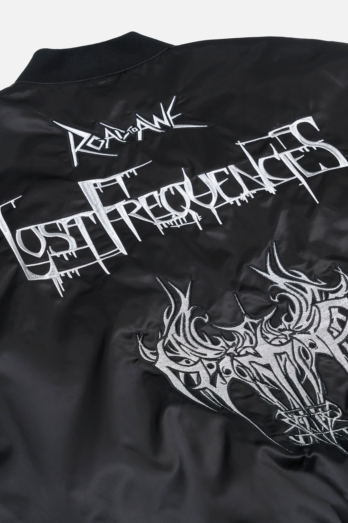 HARVARD JACKET | SHINY BLACK LOST FREQUENCIES