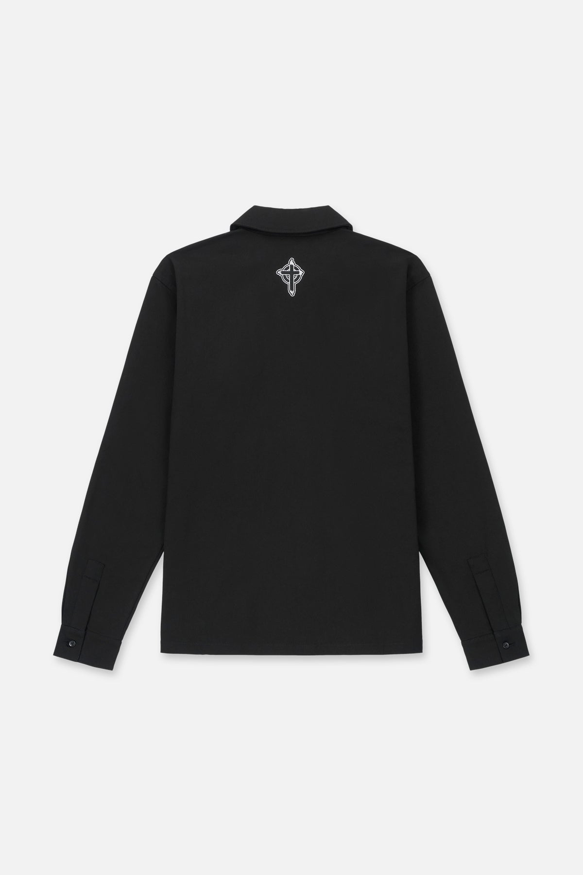 NILTON TOP | BLACK MILITARY PATCH