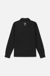 NILTON TOP | BLACK MILITARY PATCH