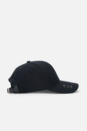 JACOB HAT | BLACK SILVER CROSS