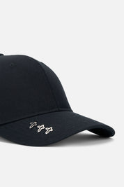 JACOB HAT | BLACK SILVER CROSS