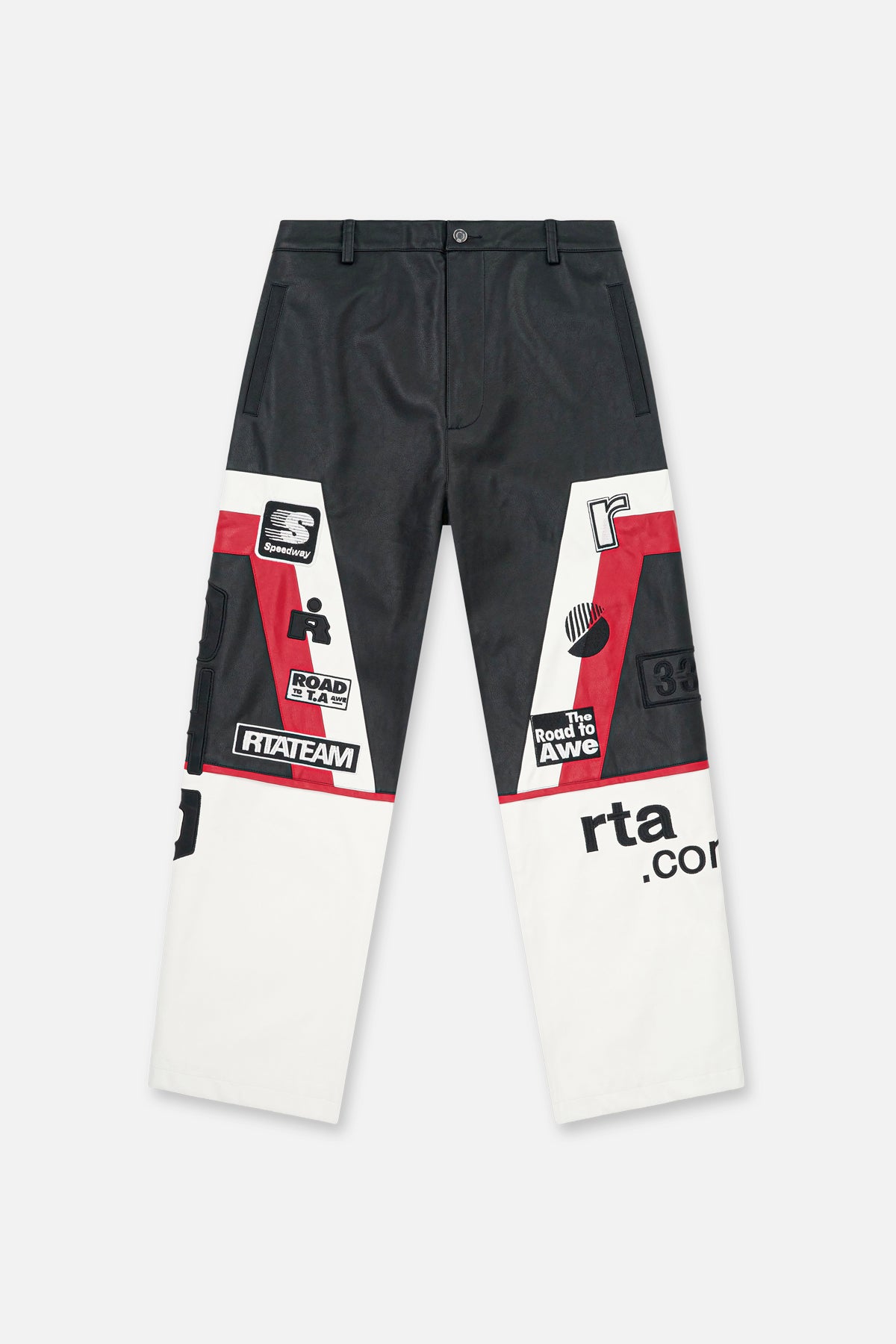 KIAN MOTO PANT | BLACK WHITE MOTORSPORTS