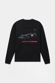LAWRENCE LONG SLEEVE TEE | BLACK FORMULA CAR