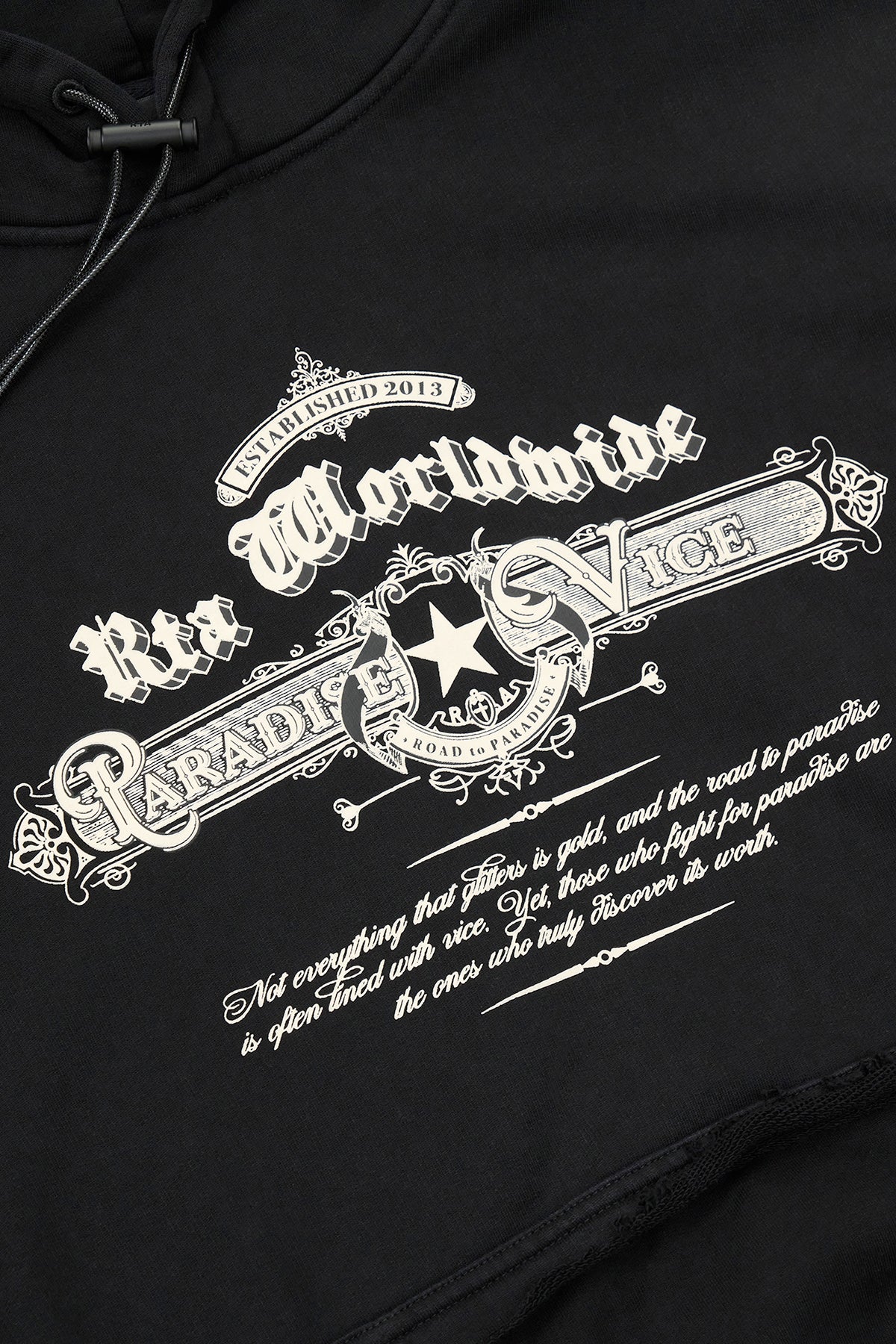 Men's Black Hoodie | RTA