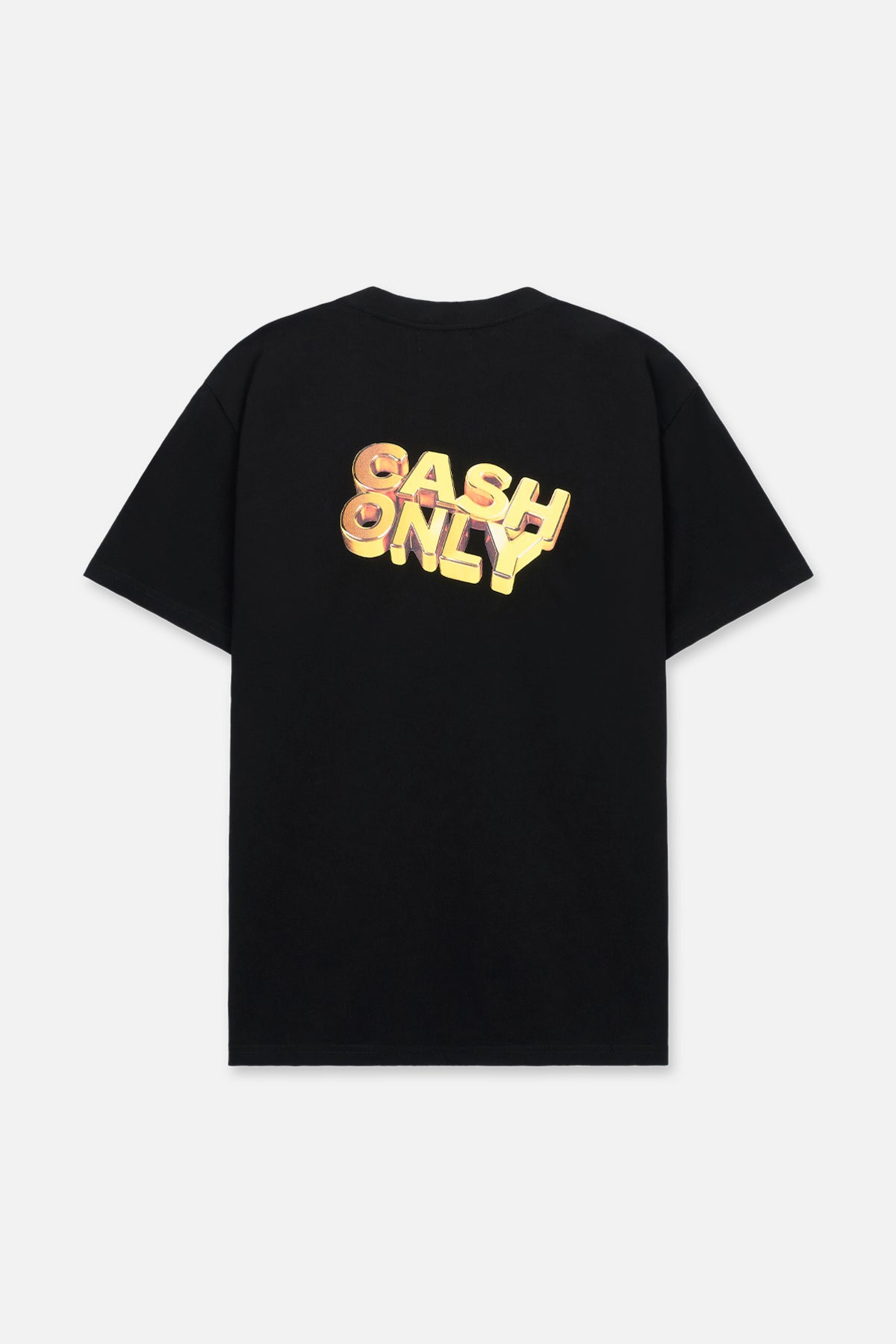 Men's Black Oversized Cotton Tee | RTA