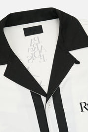 NATHAN SHORT SLEEVE SHIRT | WHITE PALM TREES