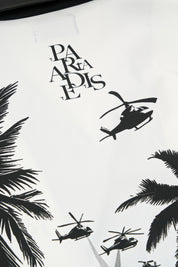 NATHAN SHORT SLEEVE SHIRT | WHITE PALM TREES