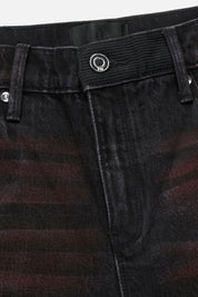DENIS SKINNY JEAN | BLACK RED GLOW