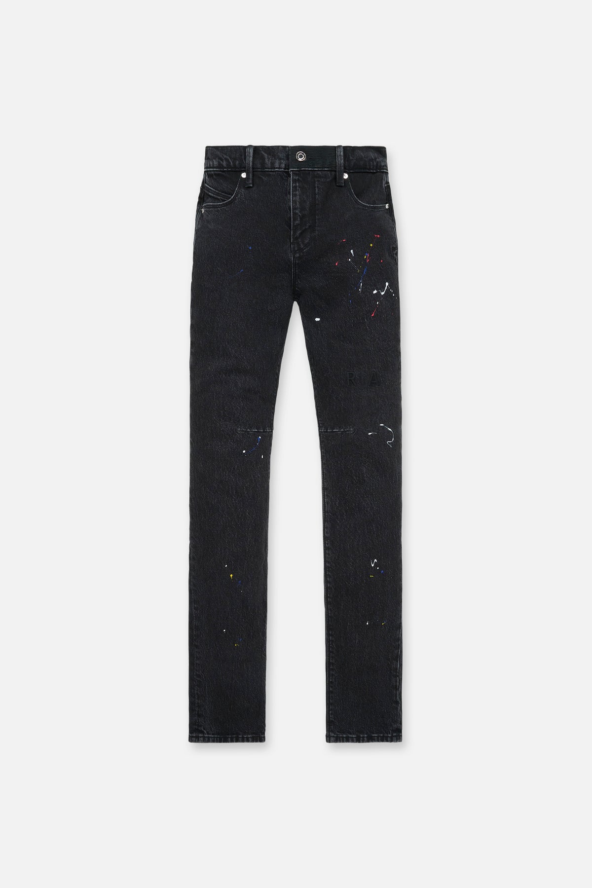 OLIVIER SKINNY JEAN | BLACK TRI PAINT