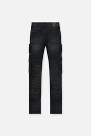 SLATE CARGO SKINNY JEAN | BLACK VINTAGE