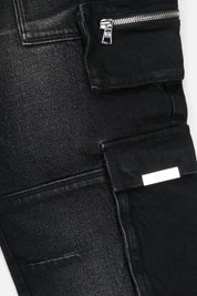 SLATE CARGO SKINNY JEAN | BLACK VINTAGE