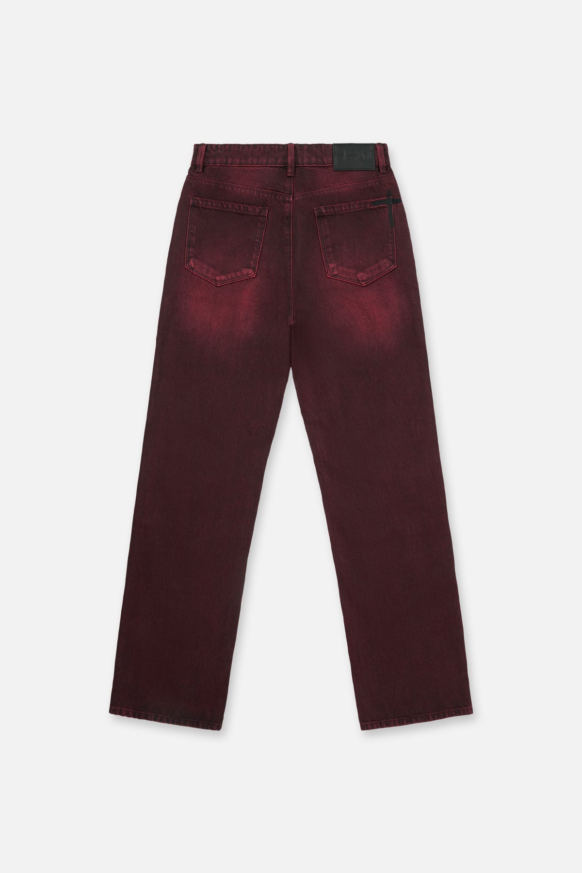 Men's Red Grain Straight Leg Jean | RTA