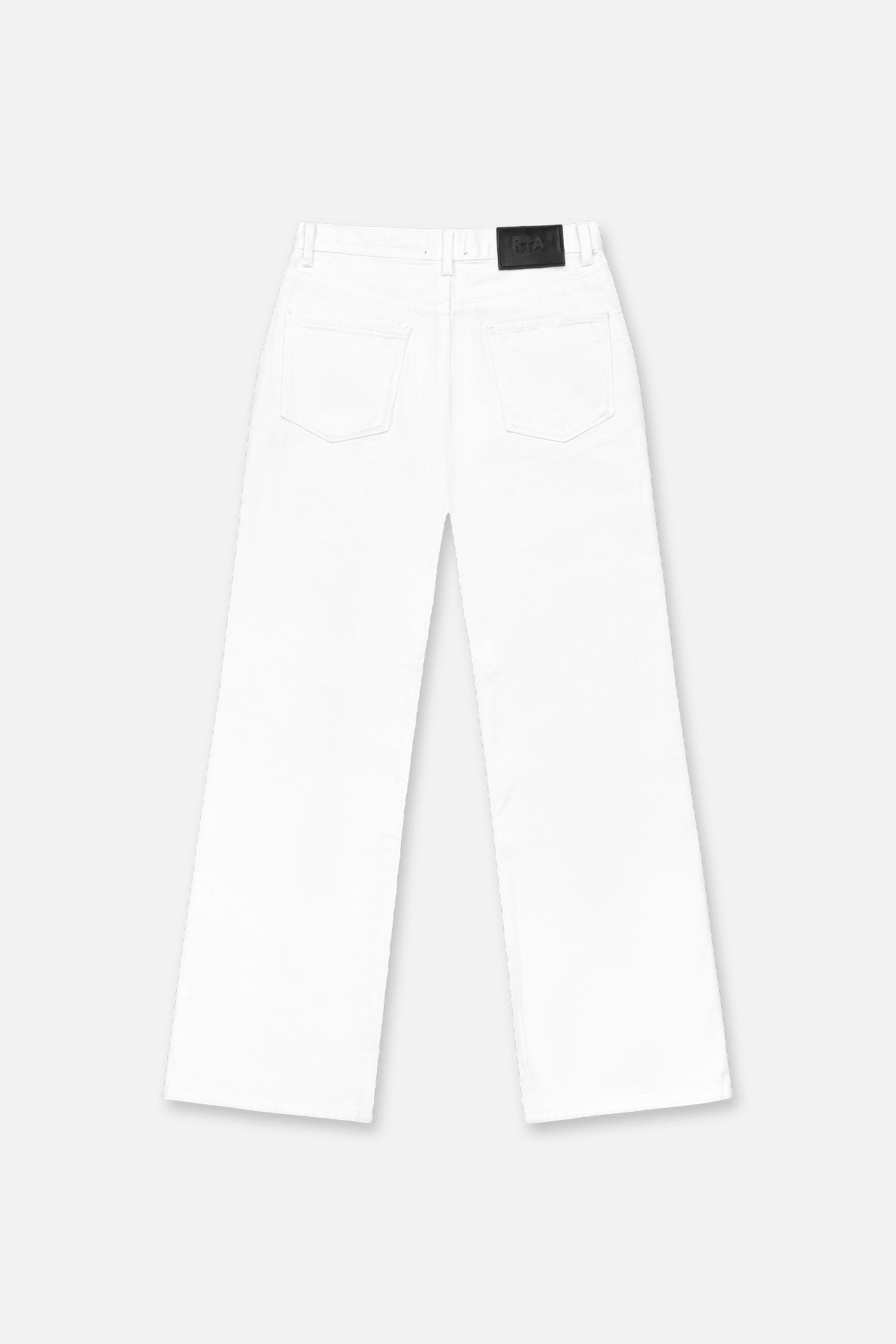 JAMIE WIDE LEG FLARE JEAN | WHITE TRI PAINT