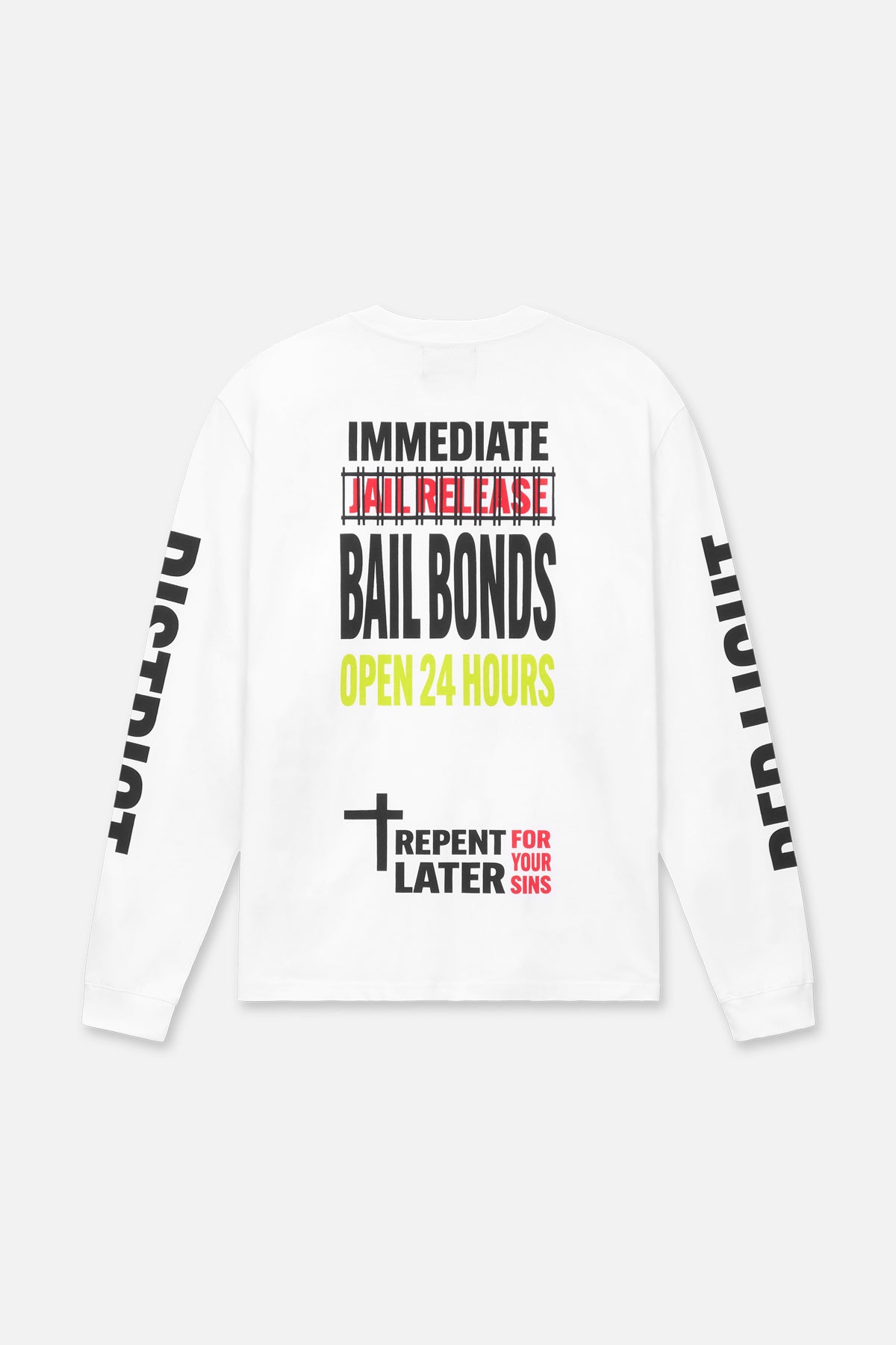 LAWRENCE LONG SLEEVE TEE | WHITE RTA UNDERGROUND