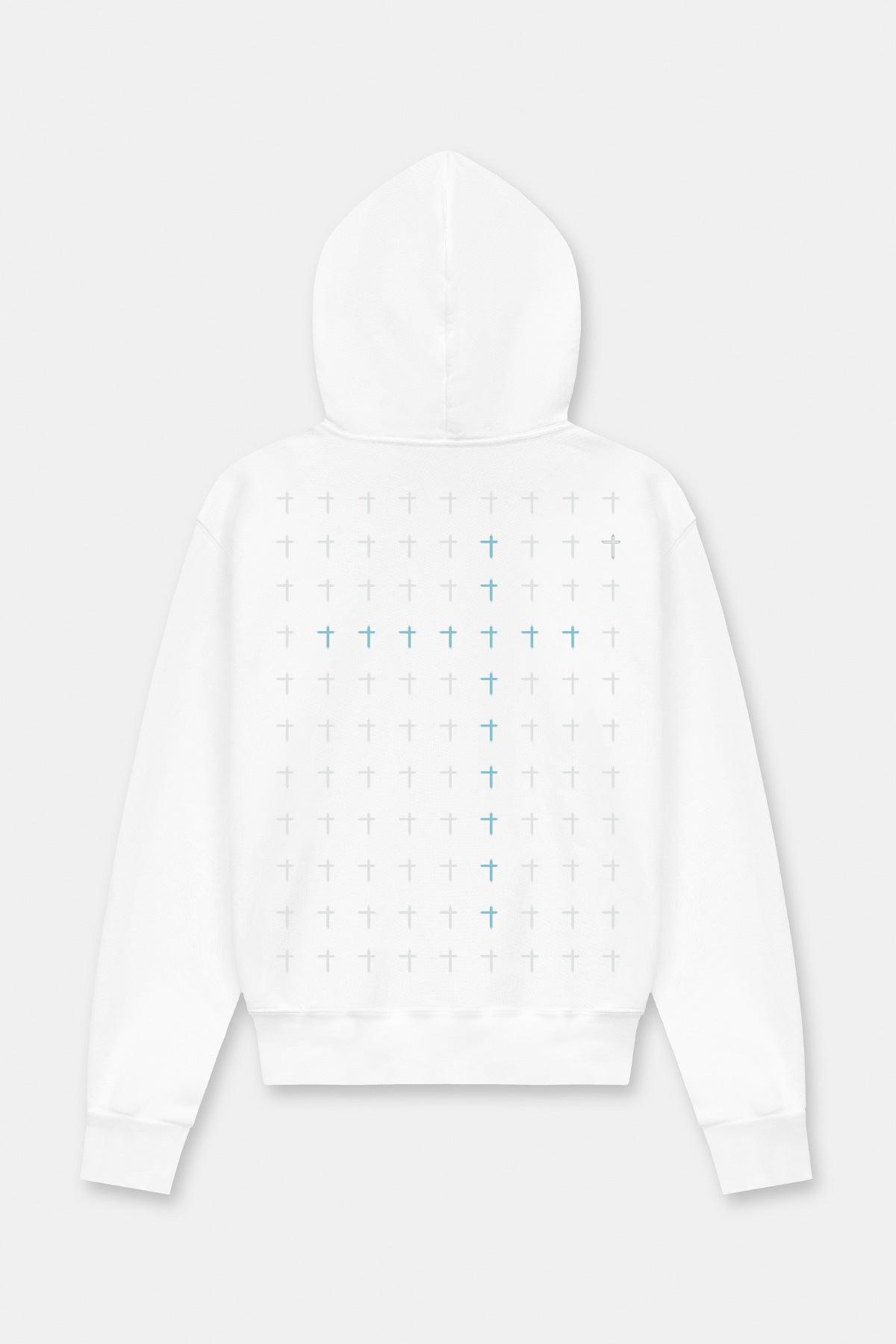 DION HOODIE | WHITE CAROLINA BLUE CROSS