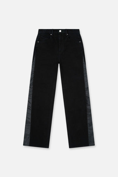 ZED STRAIGHT LEG JEAN | BLACK SNAKE PANELS