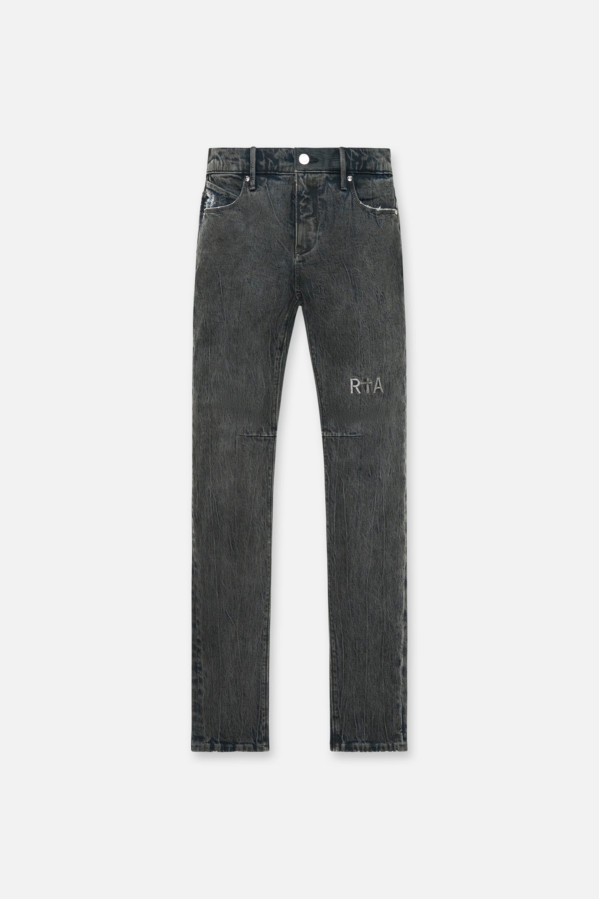 CLAYTON SKINNY JEAN | GREY COATED BLUE