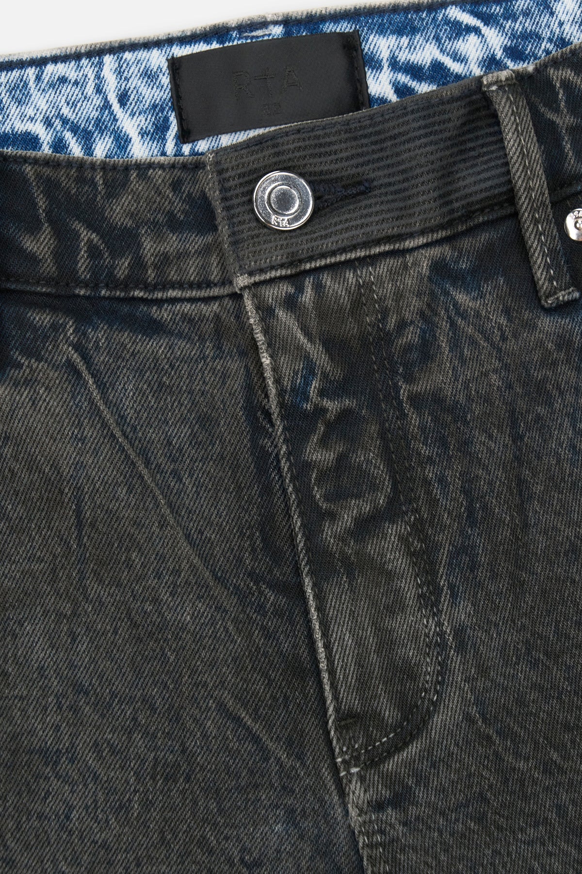 Men's Grey Waxed Clayton Skinny Jeans | RTA