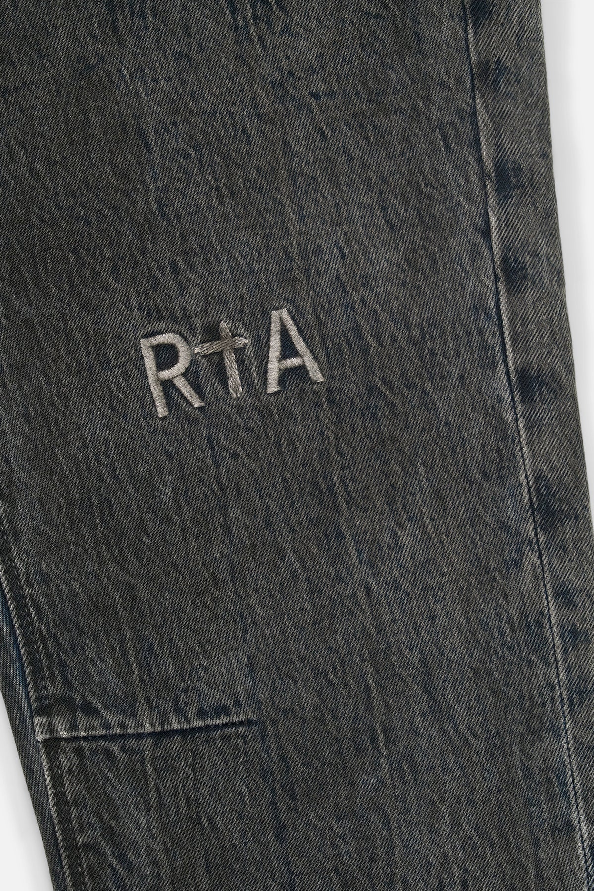 Men's Grey Waxed Clayton Skinny Jeans | RTA