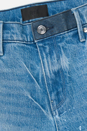 CLAYTON SKINNY JEAN | MEDIUM BLUE PAINTED