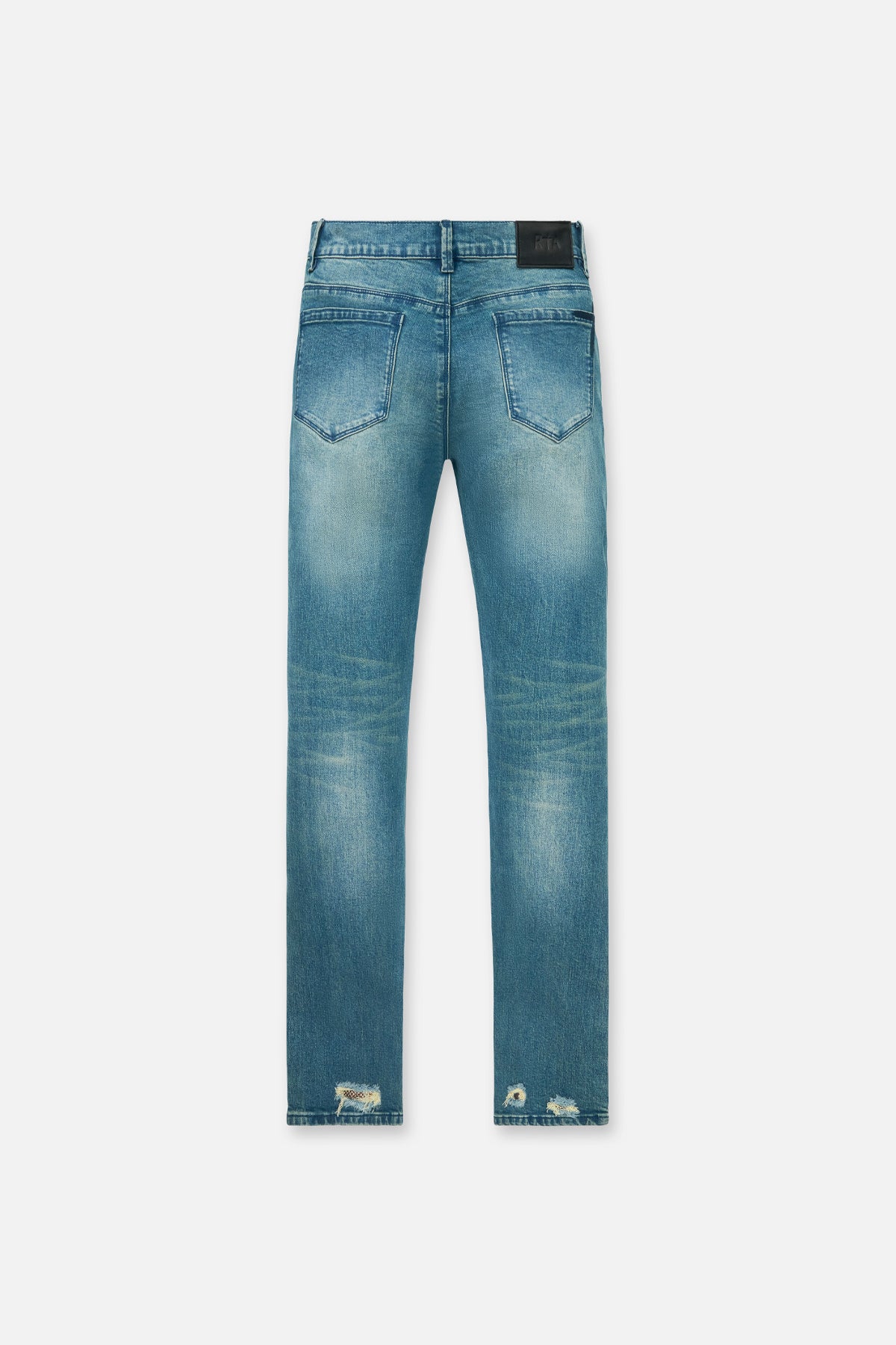 BRYANT SKINNY JEAN | BLUE DISTRESSED SNAKE