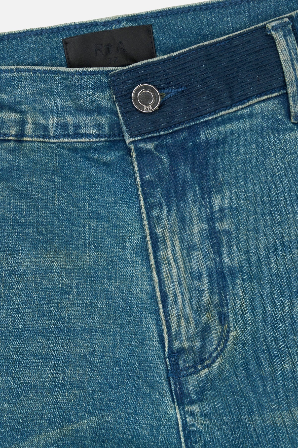 BRYANT SKINNY JEAN | BLUE DISTRESSED SNAKE