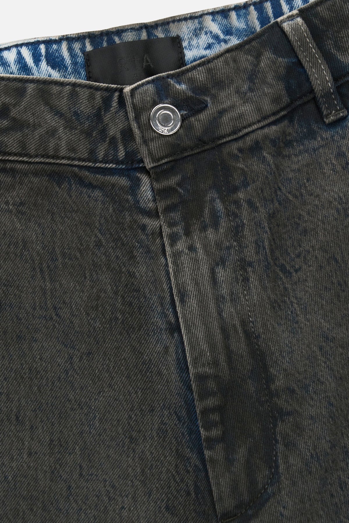 WYLIE CARGO JEAN | GREY COATED BLUE