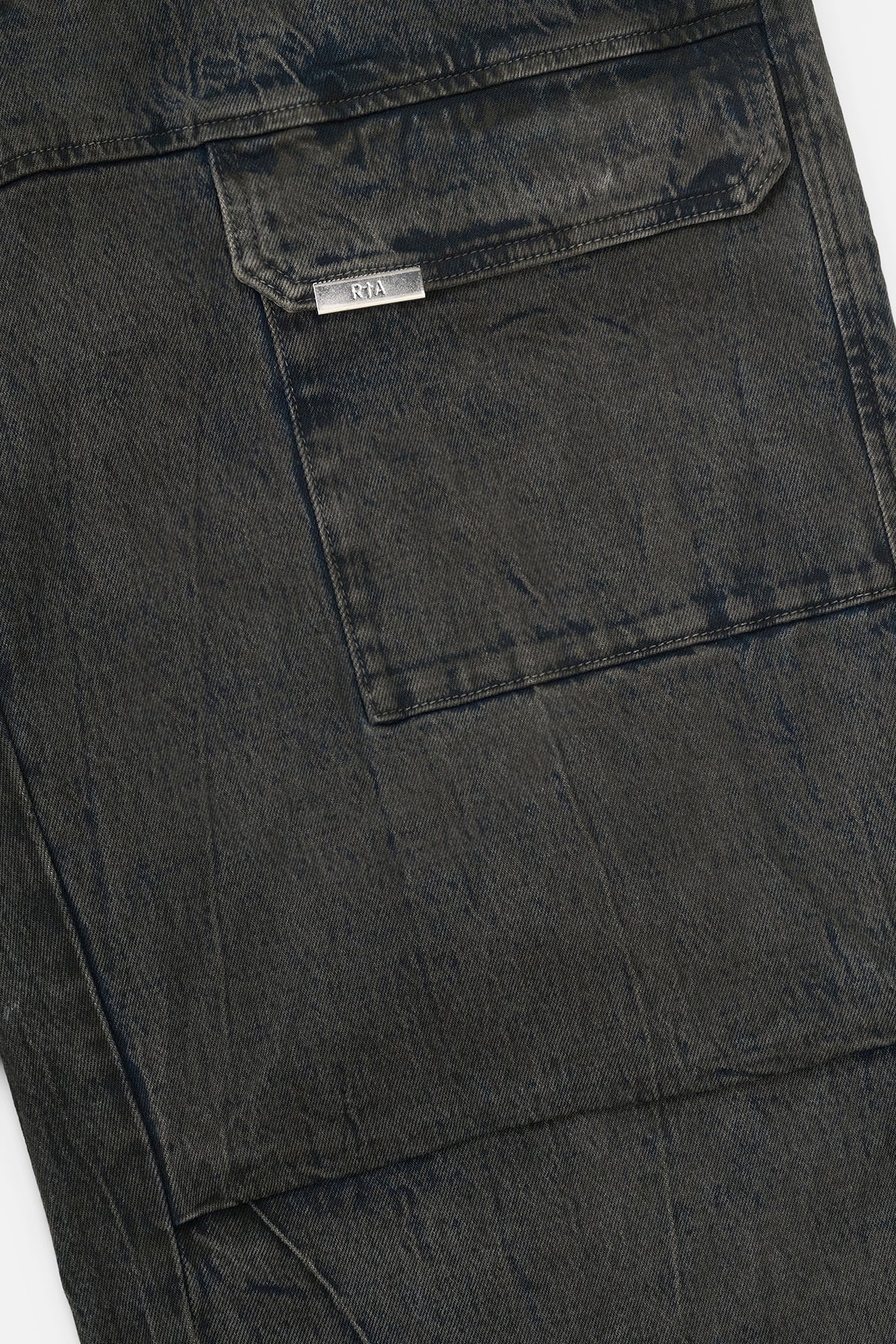 WYLIE CARGO JEAN | GREY COATED BLUE