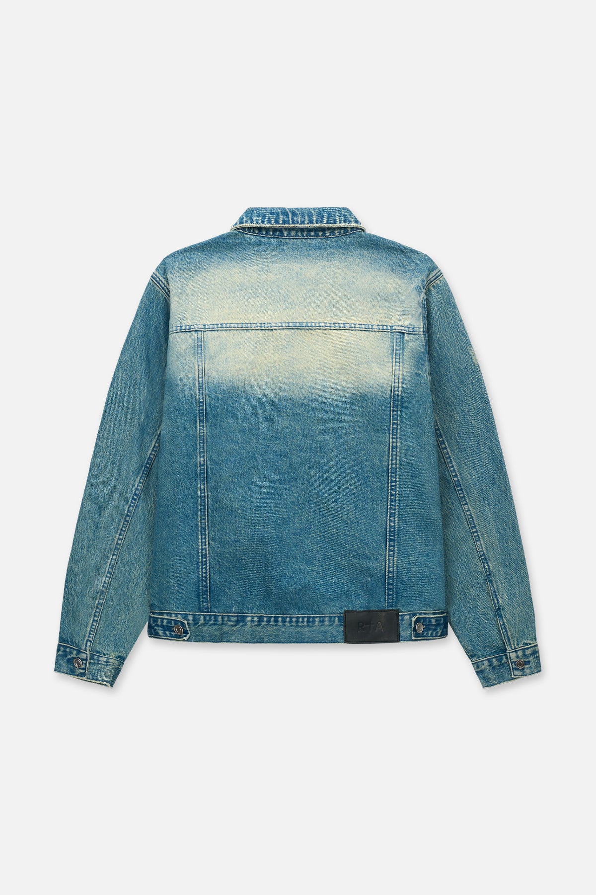 ELMER JACKET | BLUE DISTRESSED SNAKE