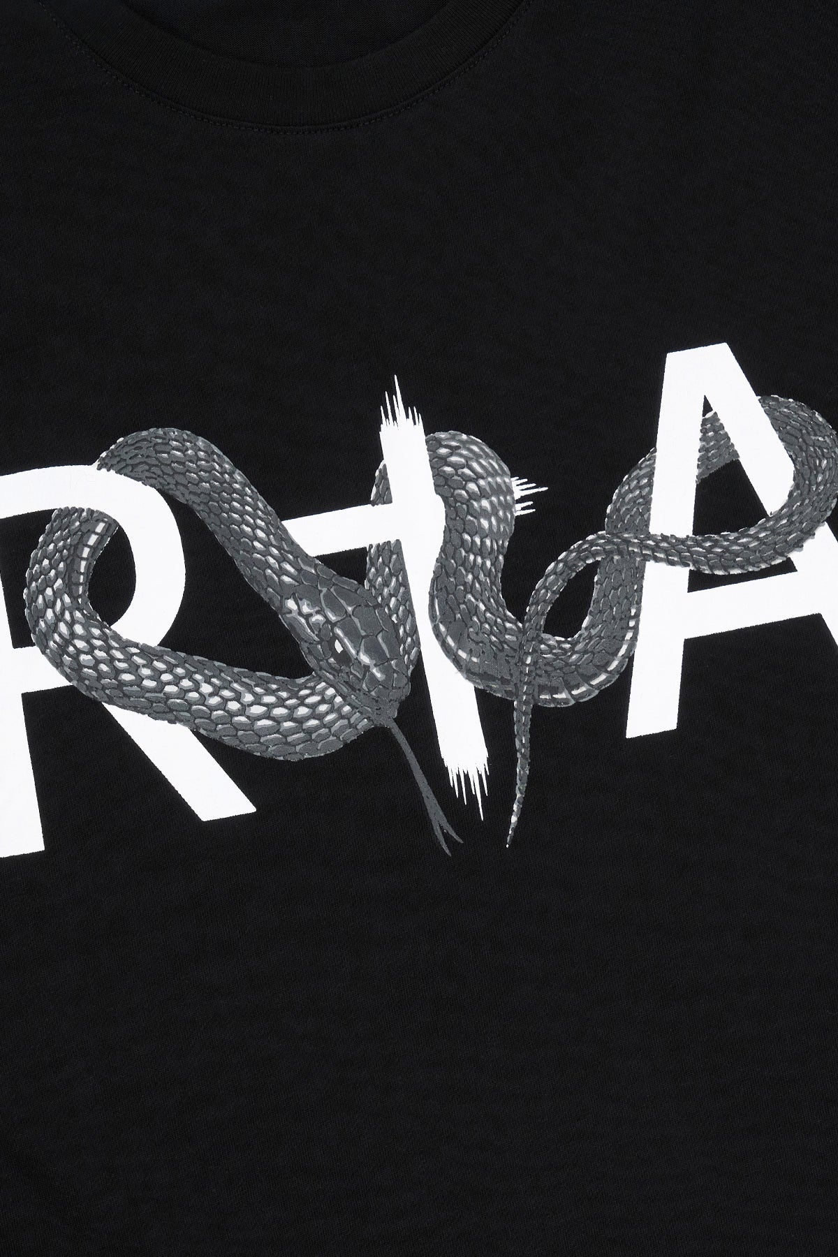 LIAM TEE | BLACK SNAKE LOGO