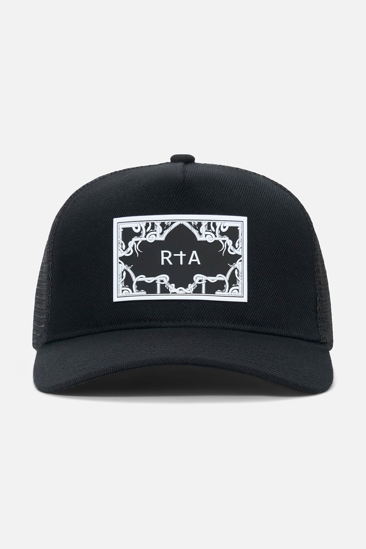 GIDEON TRUCKER HAT | BLACK STAMP LOGO