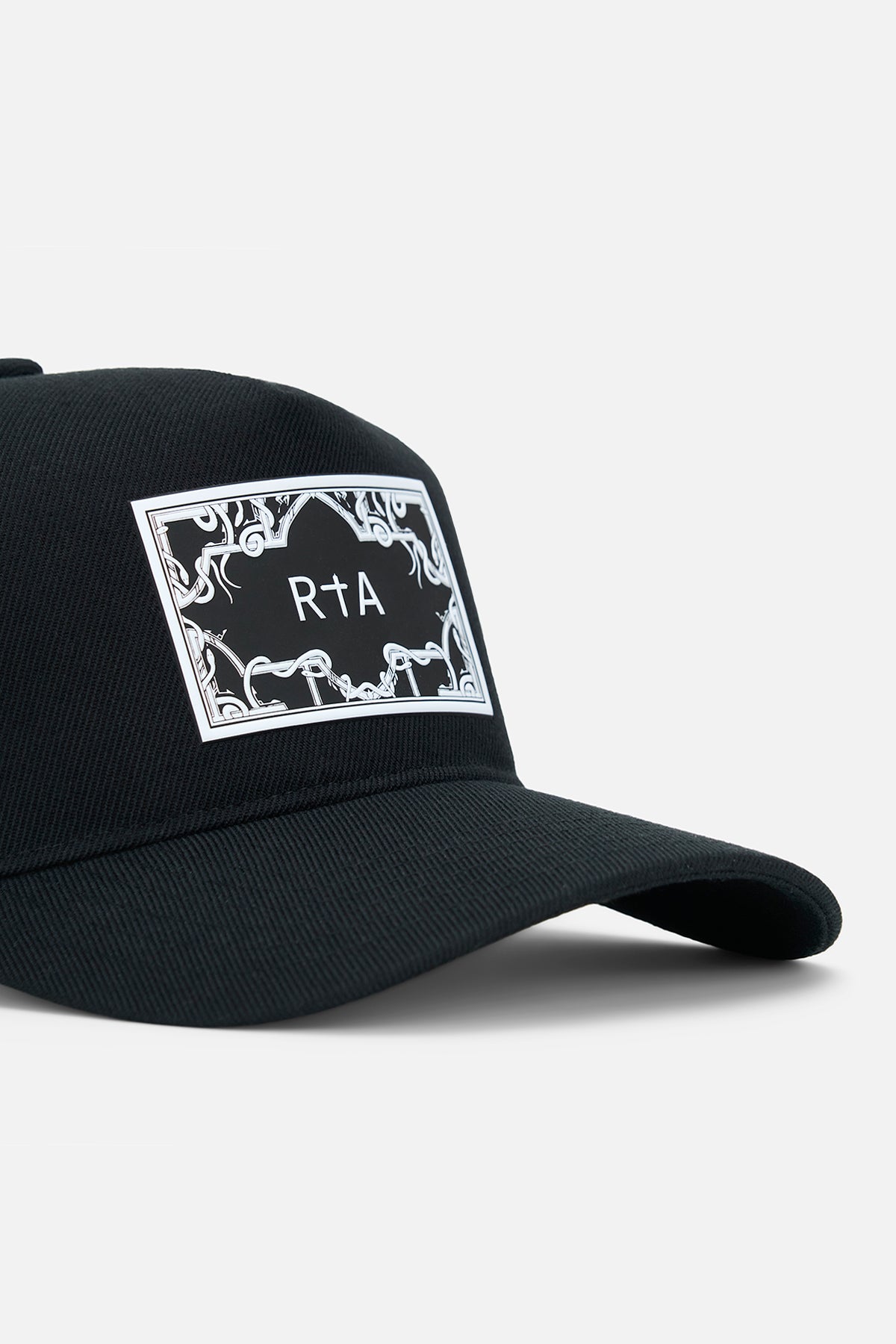 GIDEON TRUCKER HAT | BLACK STAMP LOGO