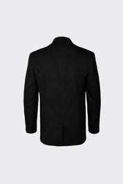 DOUBLE BREASTED SUIT JACKET | BLACK