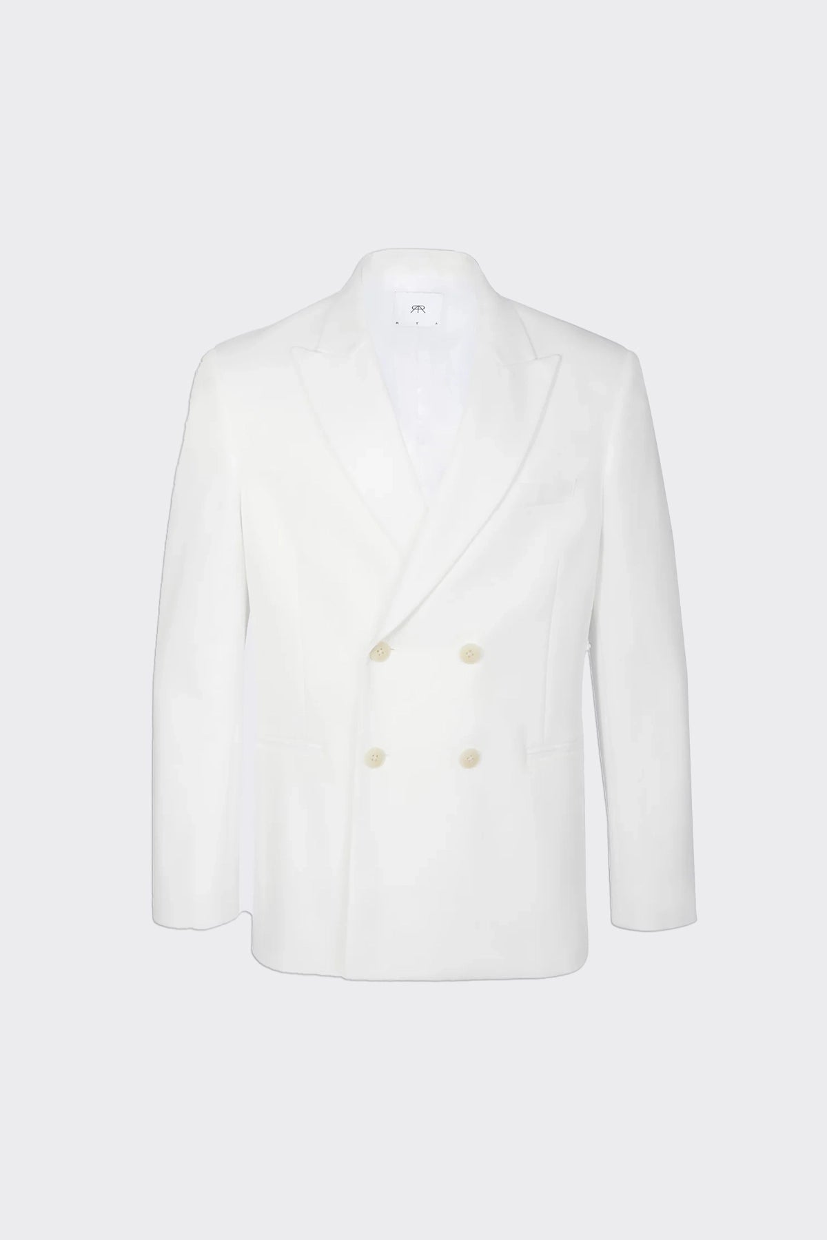 DOUBLE BREASTED BLAZER | WHITE