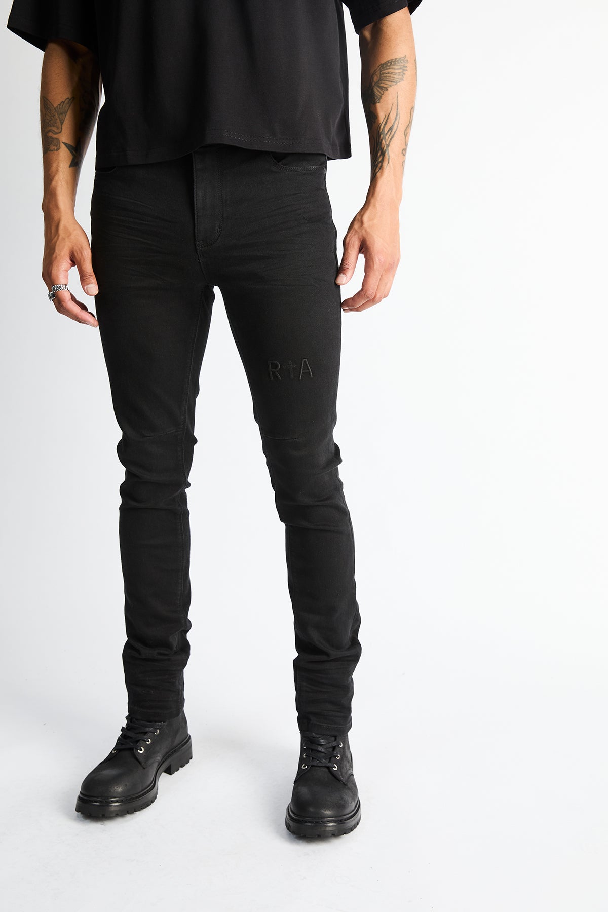 Men's Black Skinny Jeans | RTA