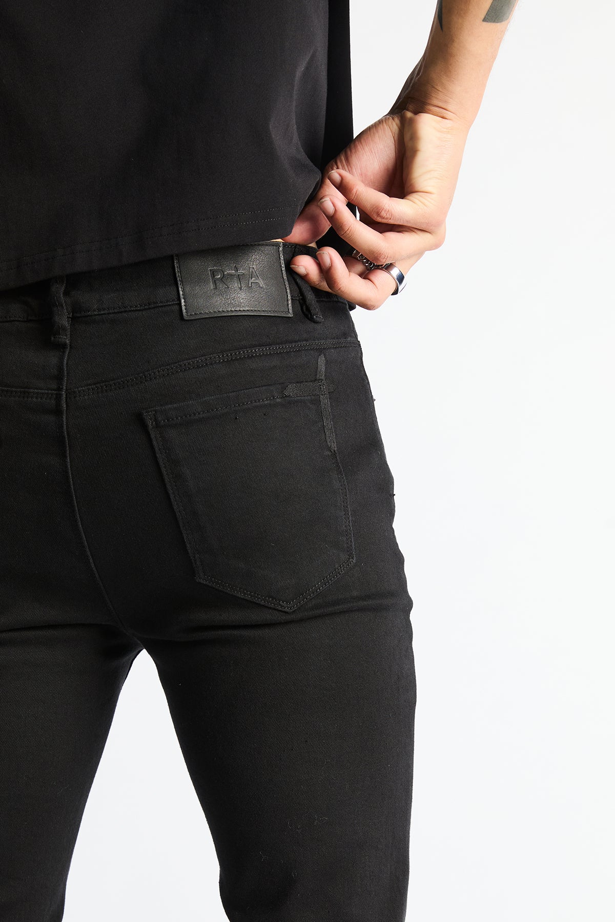 Men's Black Skinny Jeans | RTA