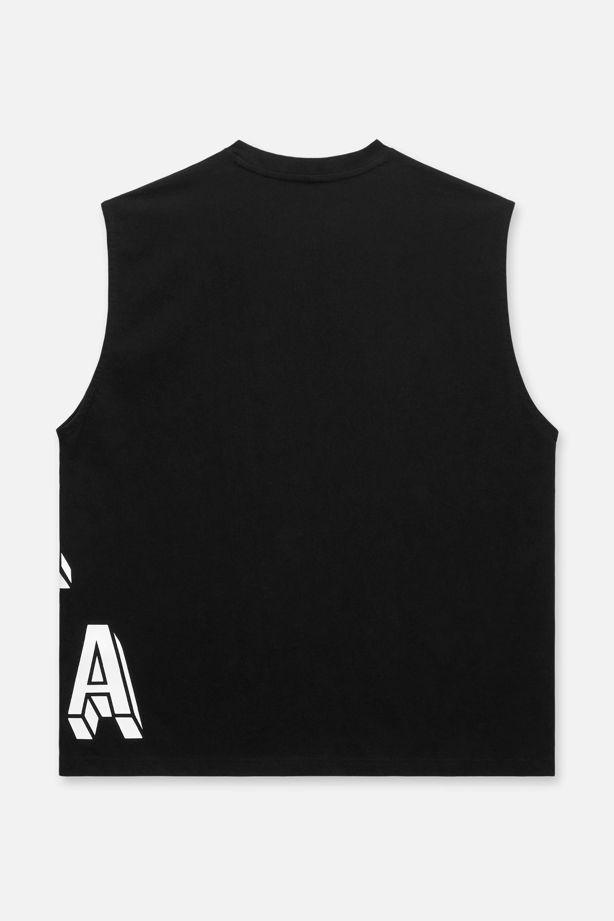 MUSCLE TEE | BLACK COLLEGIATE