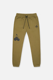 OWEN SWEATPANT | CHARTREUSE BLACK CHERRIES