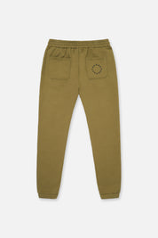 OWEN SWEATPANT | CHARTREUSE BLACK CHERRIES