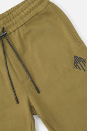 OWEN SWEATPANT | CHARTREUSE BLACK CHERRIES